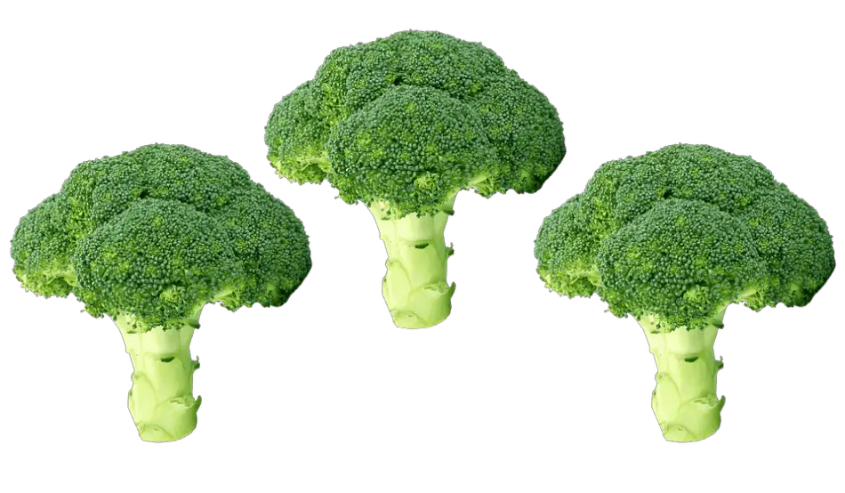 3 broccoli