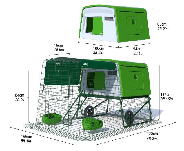 Eglu Cube chicken coop

