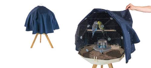 geo bird cage cover