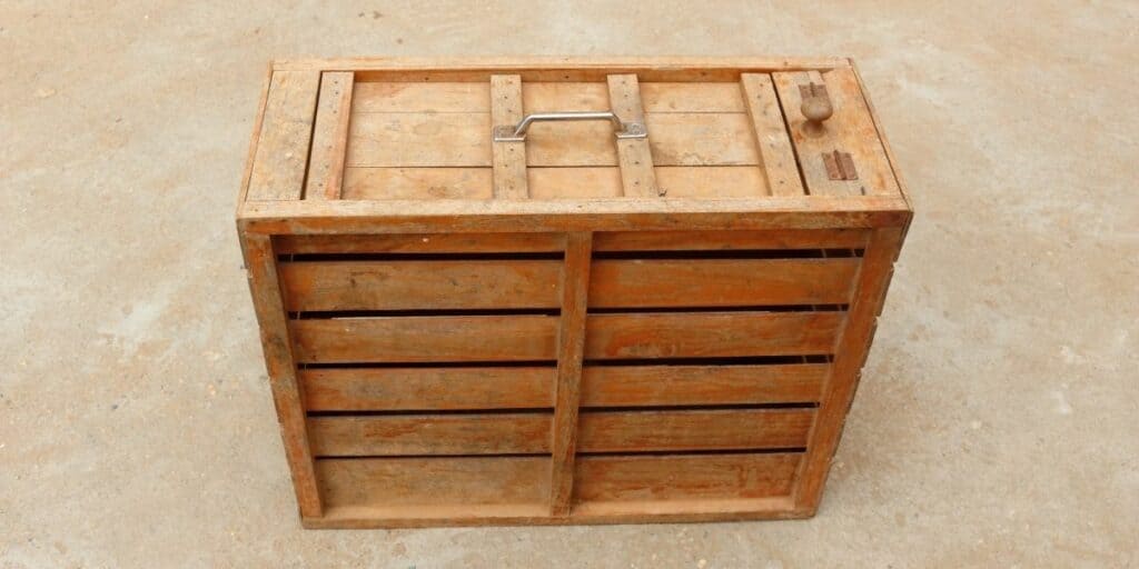 wooden chicken crates