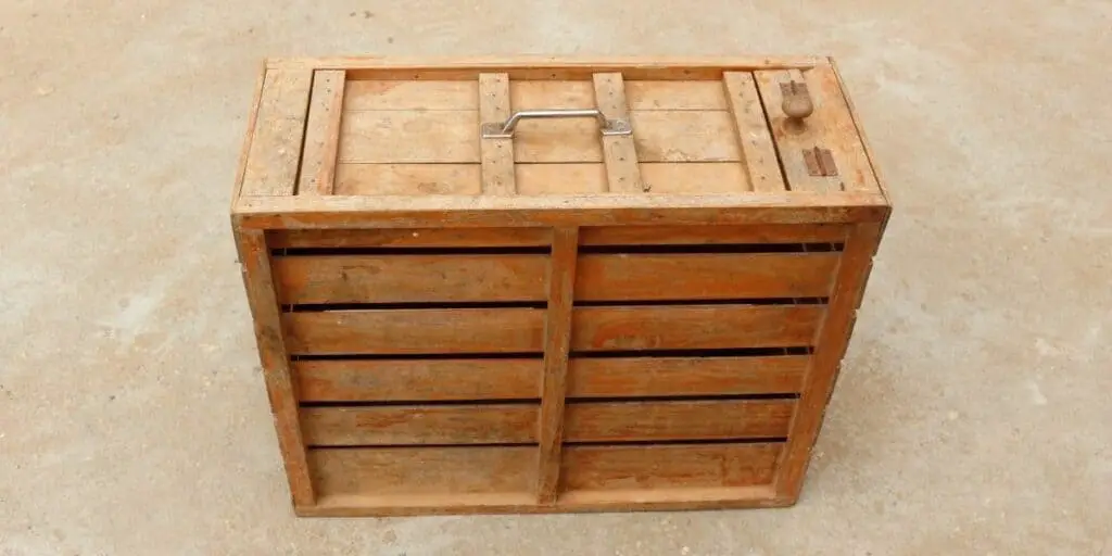 wooden chicken crates