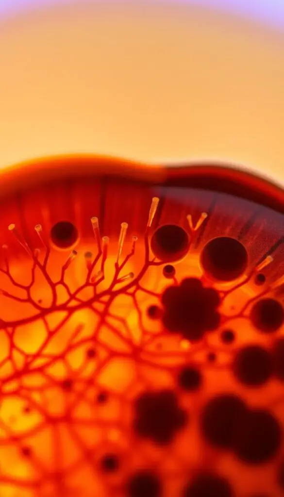 A detailed cross-section of the photoreceptor cells responsible for color vision in various animals, illuminated by soft, natural lighting. The foreground showcases the intricate structures of rods and cones, with their distinctive shapes and pigments. The middle ground highlights the diversity of these receptors across species, from the dichromatic vision of hamsters to the tetrachromatic vision of some birds. The background features a muted, neutral color palette, allowing the vibrant photoreceptor details to take center stage. Captured with a high-resolution macro lens, this image provides a captivating visual exploration of the complex mechanisms that underlie the perception of color in the animal kingdom.