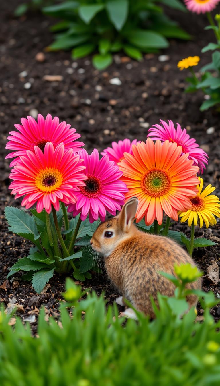 Are Gerbera Daisies Rabbit Resistant
