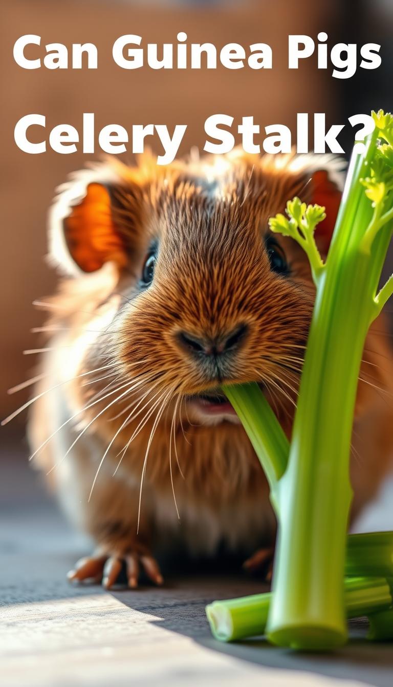 Can Guinea Pigs Eat Celery Stalks?