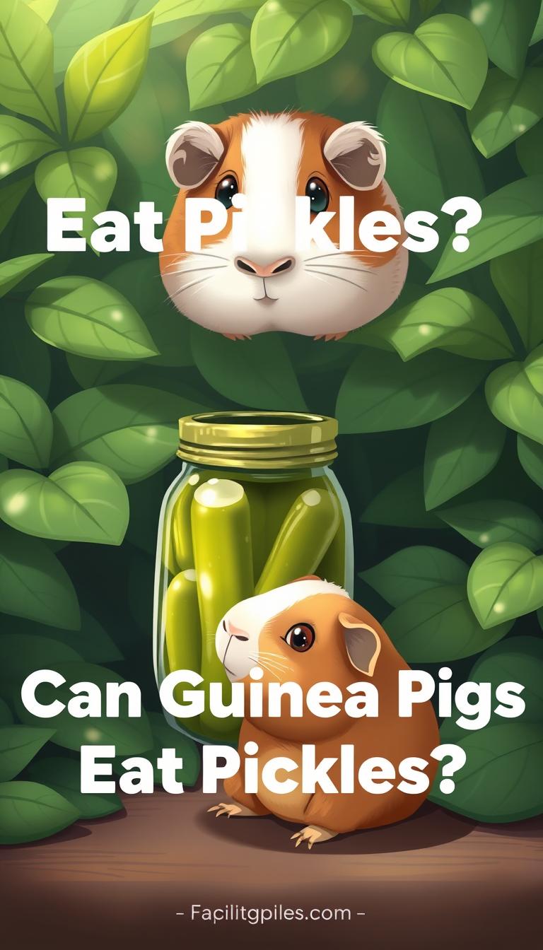 Can Guinea Pigs Eat Pickles?