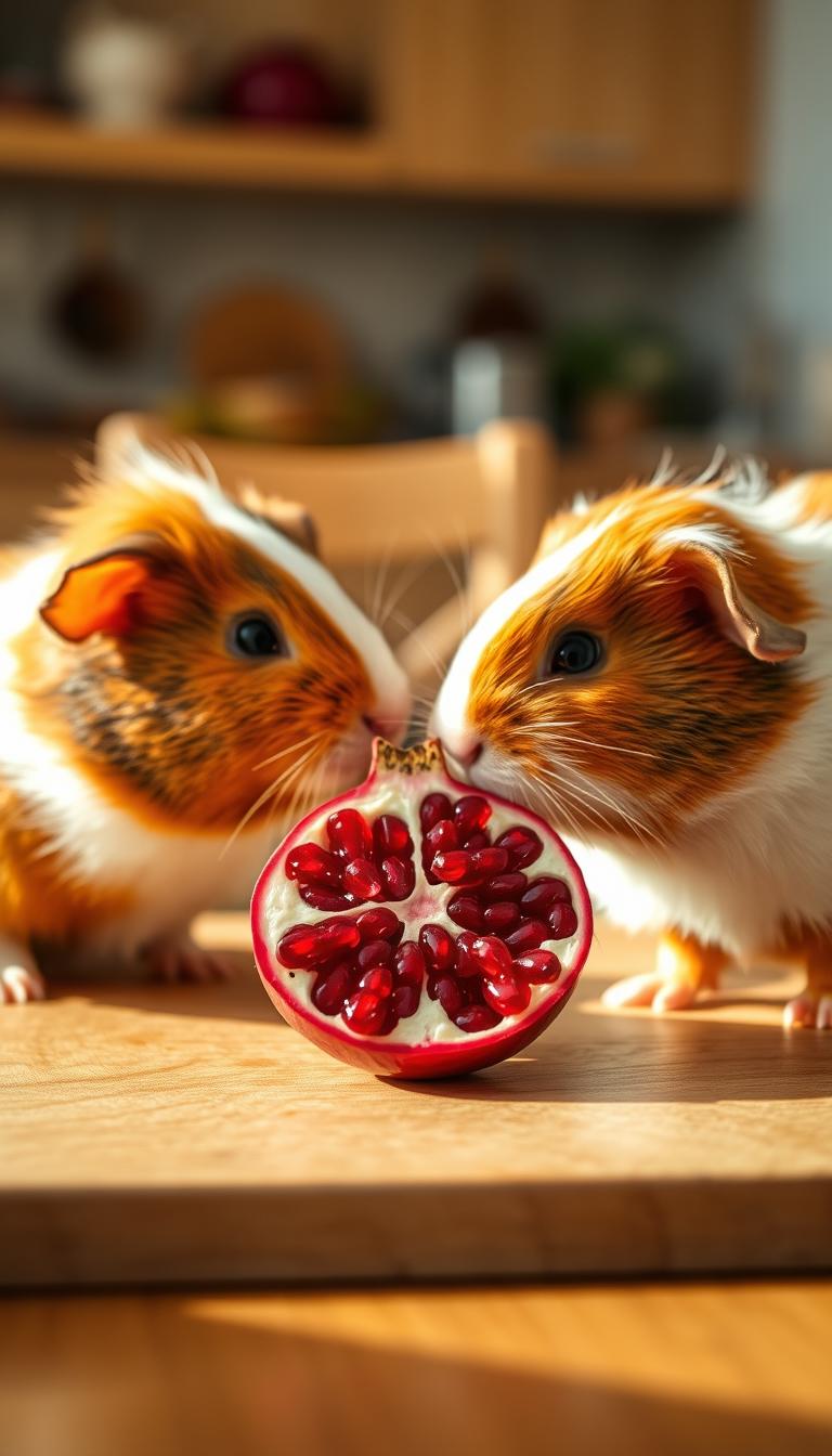Can Guinea Pigs Eat Pomegranate?