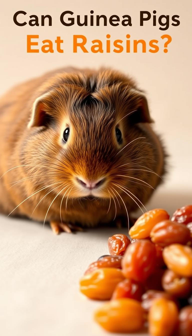 Can Guinea Pigs Eat Raisins?