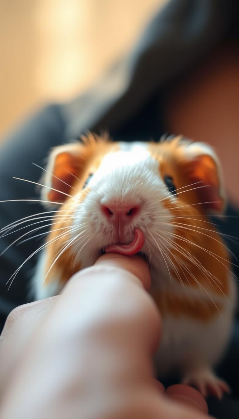 Why Does My Guinea Pig Lick Me?