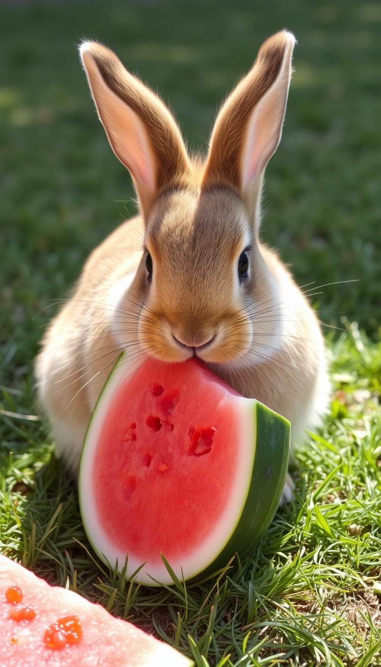 Can A Rabbit Eat Watermelon