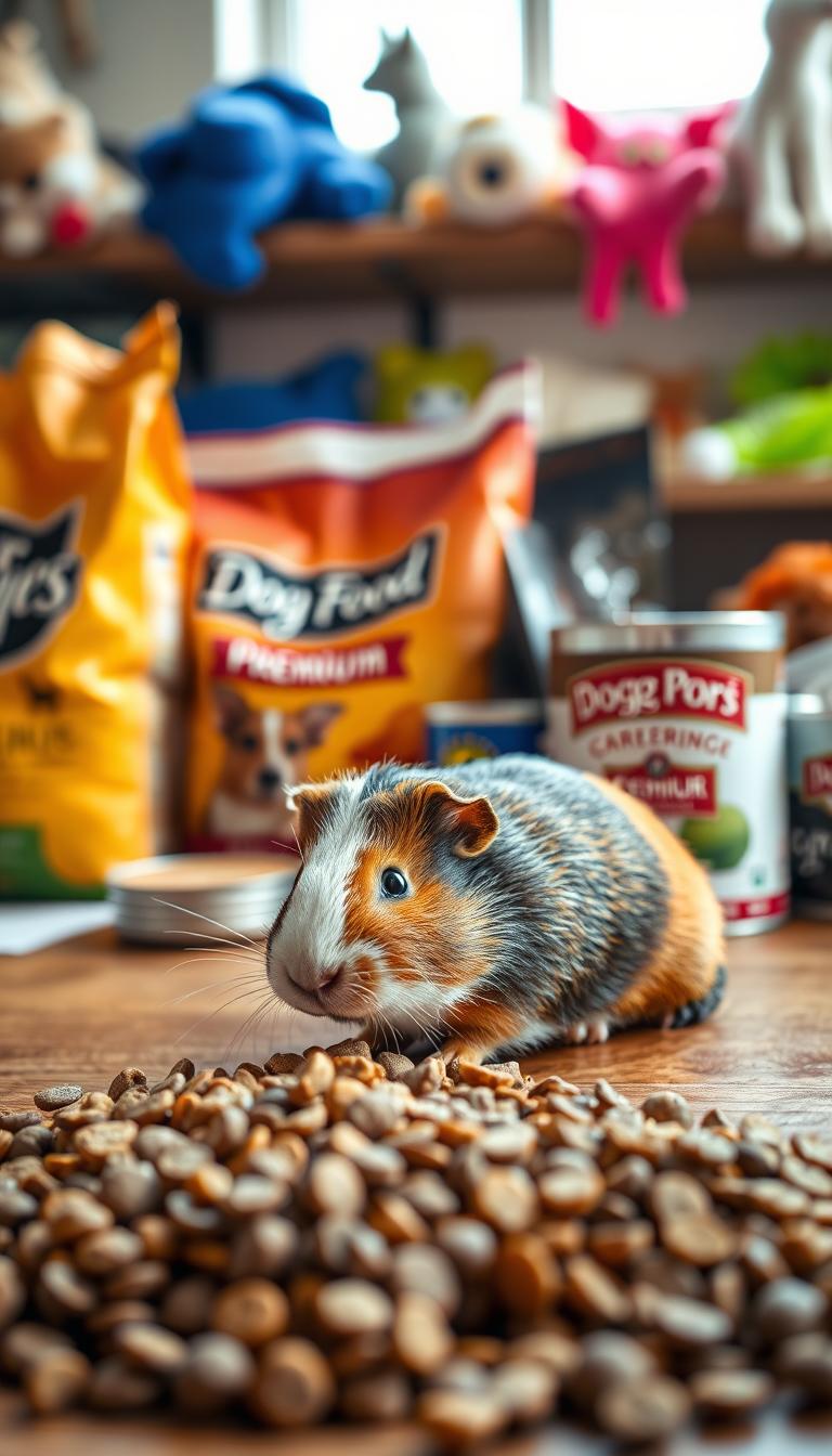 Can Guinea Pigs Eat Dog Food?
