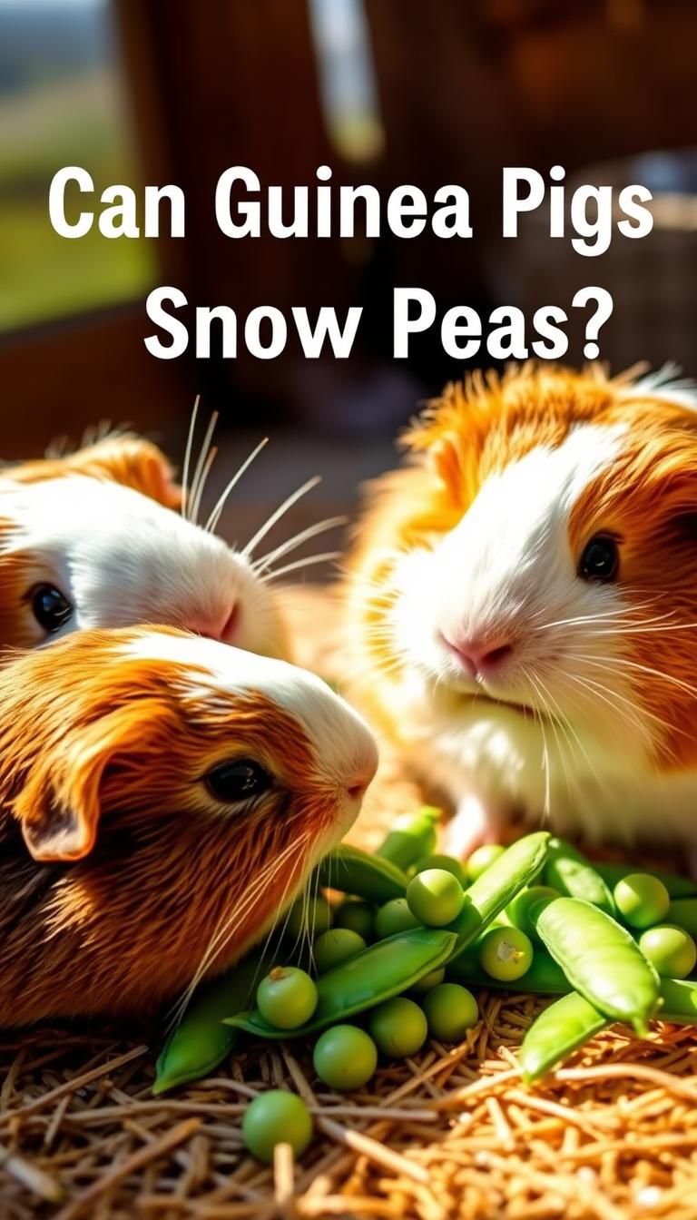 Can Guinea Pigs Eat Snow Peas?