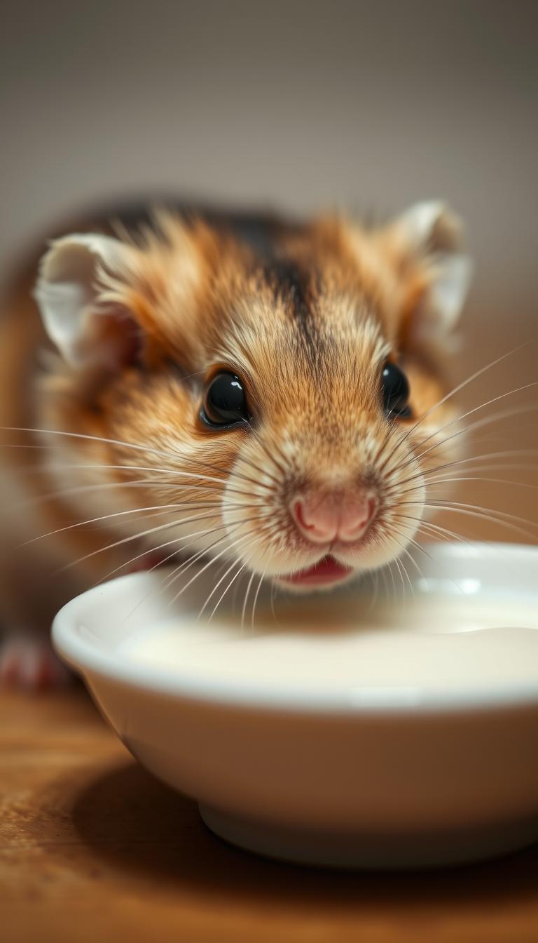 Can Hamsters Drink Milk