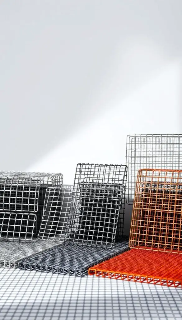 A visually striking collection of alternative wire mesh options, showcasing their diverse textures and patterns. In the foreground, various wire meshes in stainless steel, galvanized, and coated finishes are displayed, each with unique grid sizes and thicknesses. The middle ground features a clean, minimalist backdrop, allowing the mesh samples to take center stage. Soft, directional lighting from the left side casts subtle shadows, highlighting the depth and dimensionality of the materials. The overall mood is one of technical precision and material exploration, hinting at the potential of these mesh solutions to provide effective protection. A visually striking collection of alternative wire mesh options, showcasing their diverse textures and patterns. In the foreground, various wire meshes in stainless steel, galvanized, and coated finishes are displayed, each with unique grid sizes and thicknesses. The middle ground features a clean, minimalist backdrop, allowing the mesh samples to take center stage. Soft, directional lighting from the left side casts subtle shadows, highlighting the depth and dimensionality of the materials. The overall mood is one of technical precision and material exploration, hinting at the potential of these mesh solutions to provide effective protection.