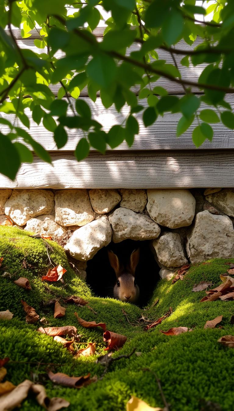 Can Rabbits Damage House Foundation