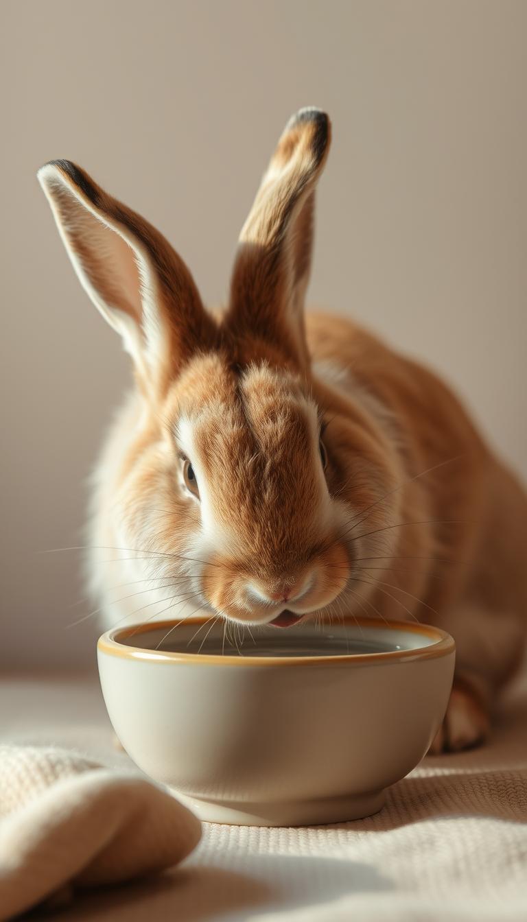 Can Rabbits Drink From A Bowl