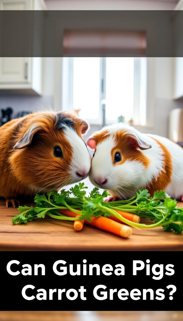 Can Guinea Pigs Eat Carrot Greens?
