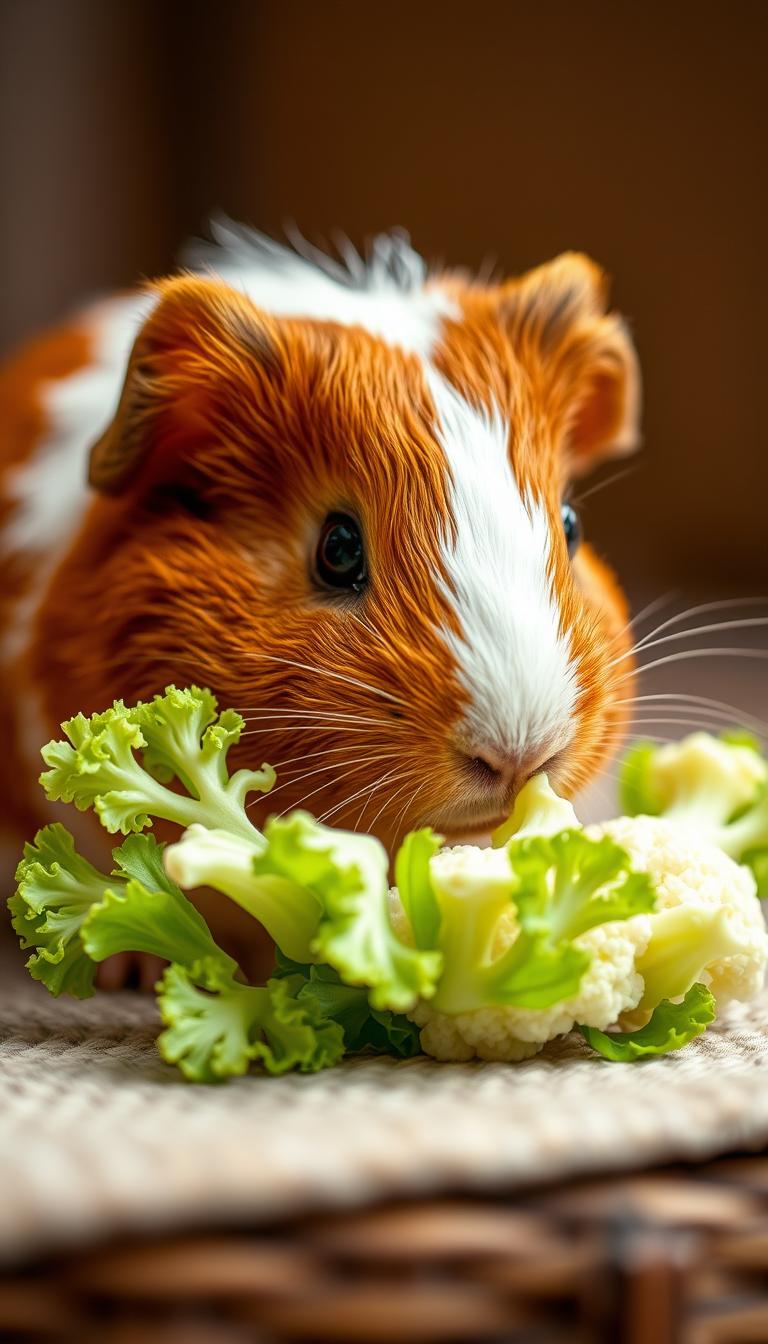 Can Guinea Pigs Eat Cauliflower Leaves?