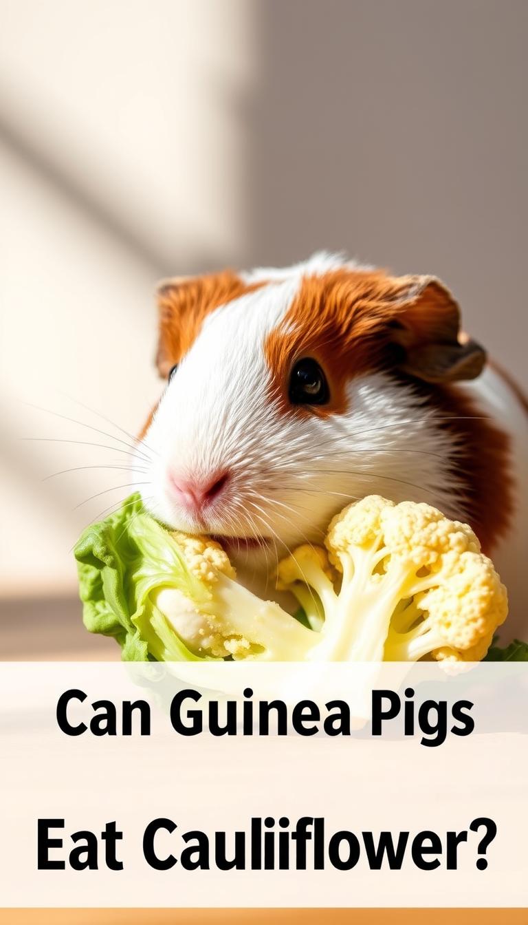 Can Guinea Pigs Eat Cauliflower?