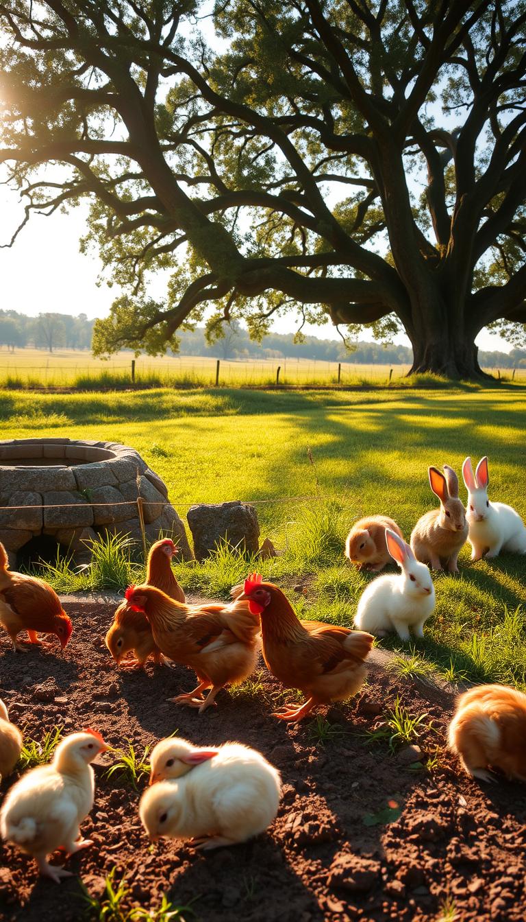 Do Chickens And Rabbits Get Along