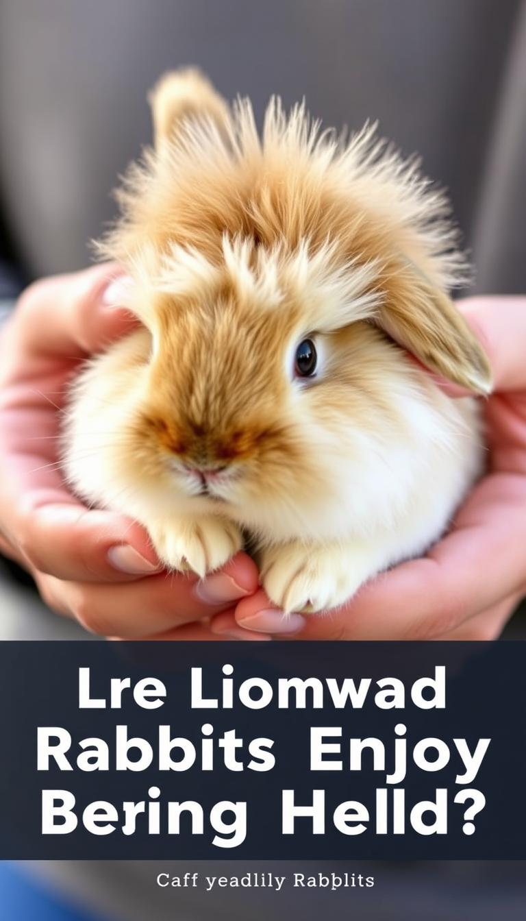 Do Lionhead Rabbits Like To Be Held