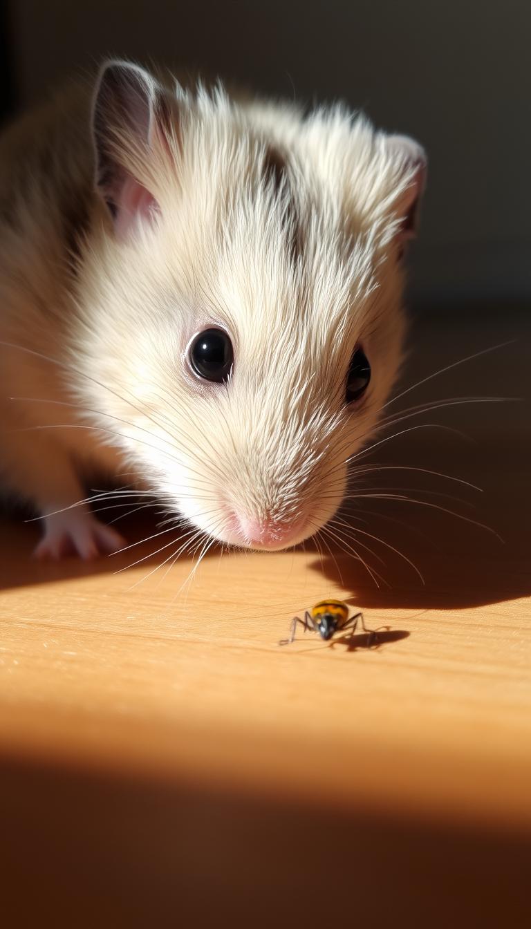 Do Hamsters Eat Bugs